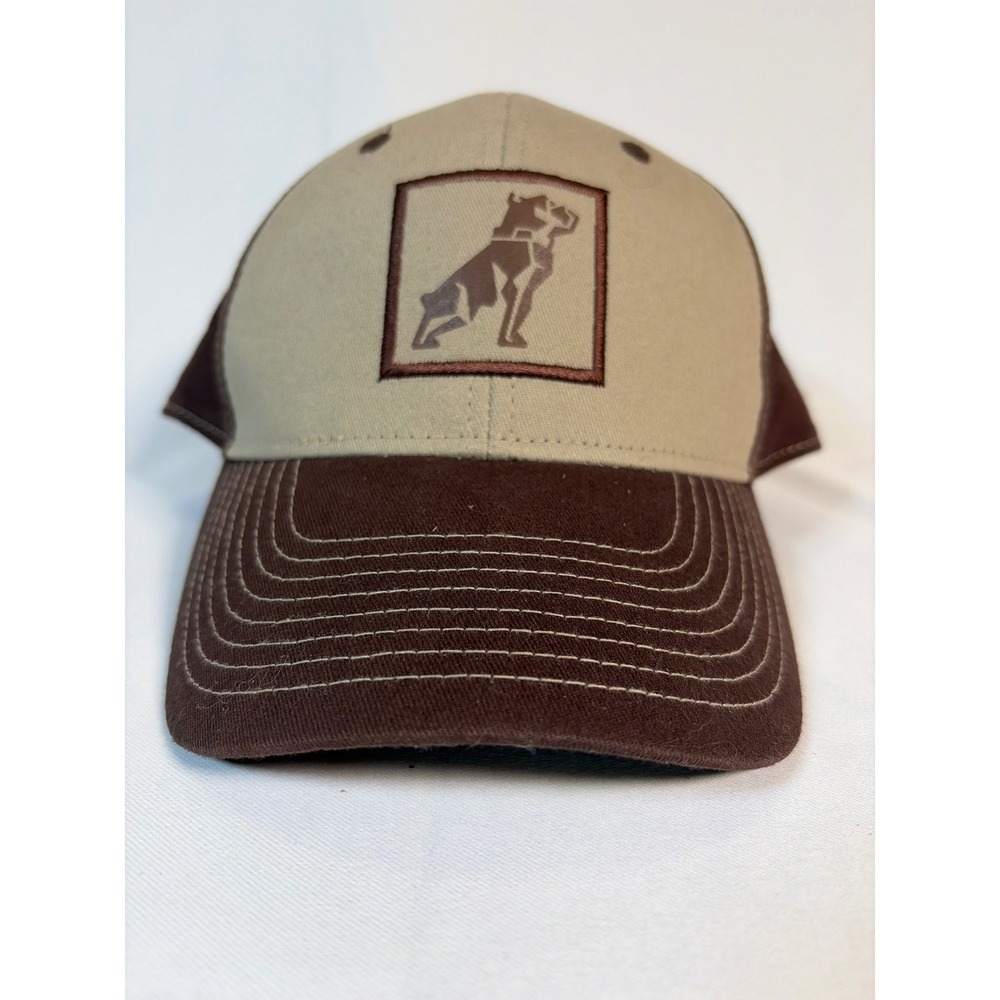 Bruckner's Truck & Equipment Mack Bulldog Hat Brown Tan Adjustable Baseball Cap